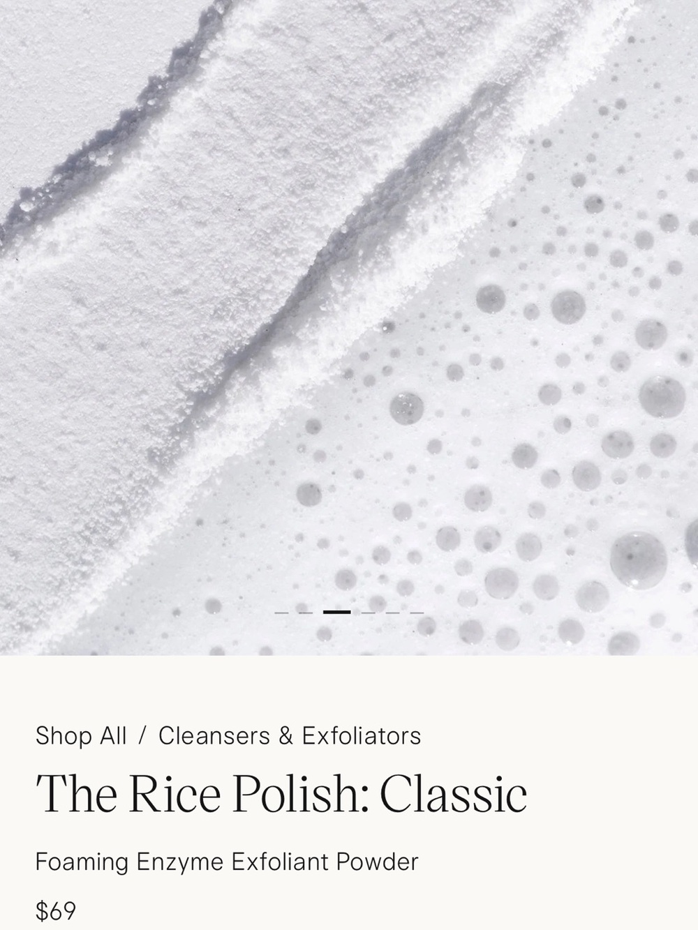 Tatcha the rice Polish classic full size 60 grams - Picture 7 of 9